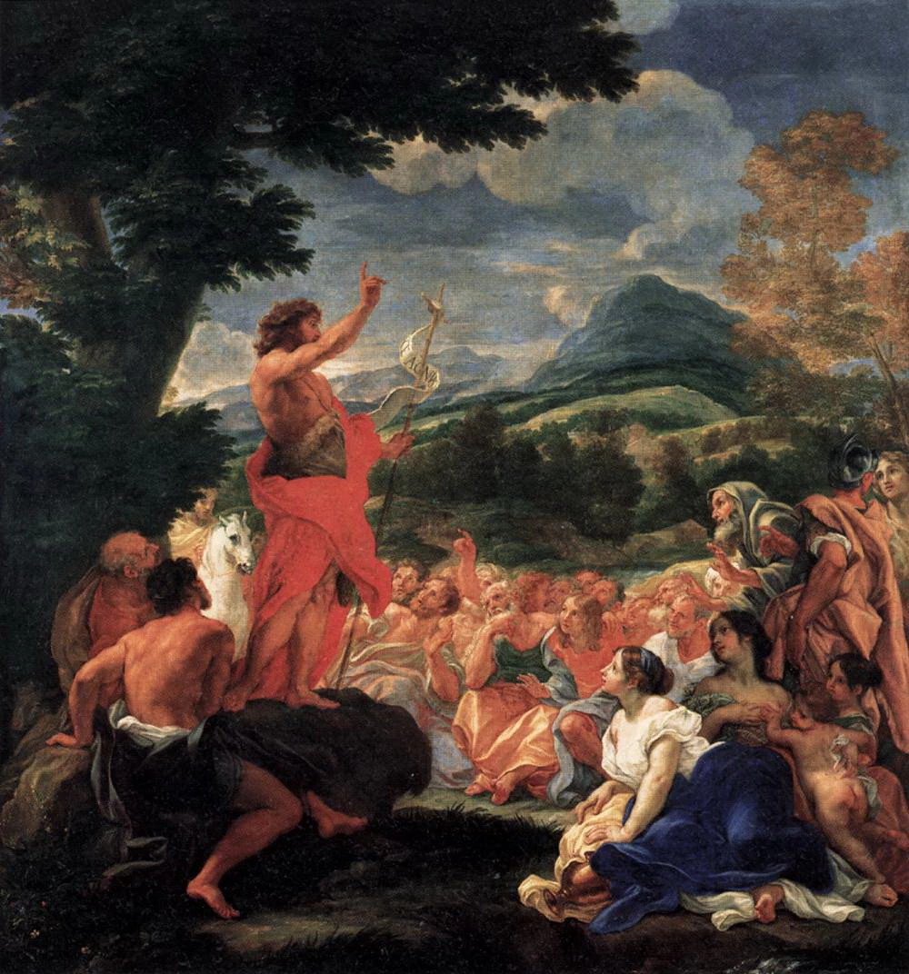La predicazione di San Giovanni Battista - Louvre, Parigi
